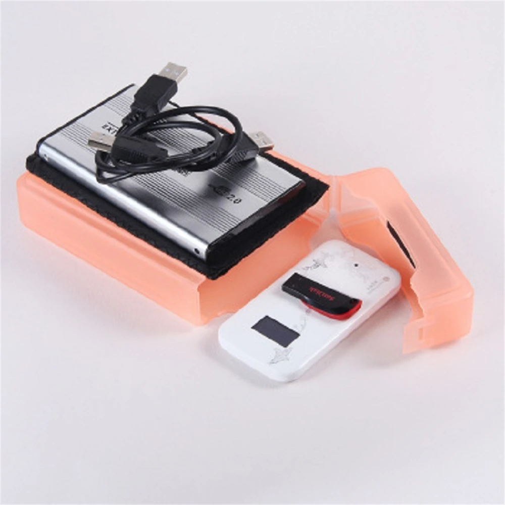 HDD Protection Box Hard Disk Case Portable Storage Box 3.5 Inch HDD enclosure external hard drive housing hard disk