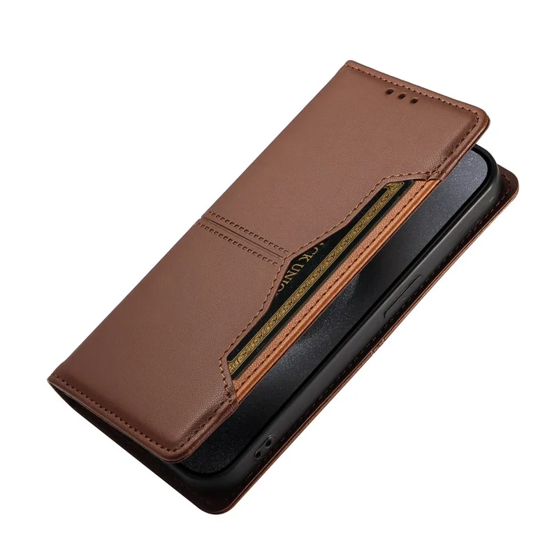 Luxury Magnetic Wallet Phone Case - Flip Cover Protective Bag