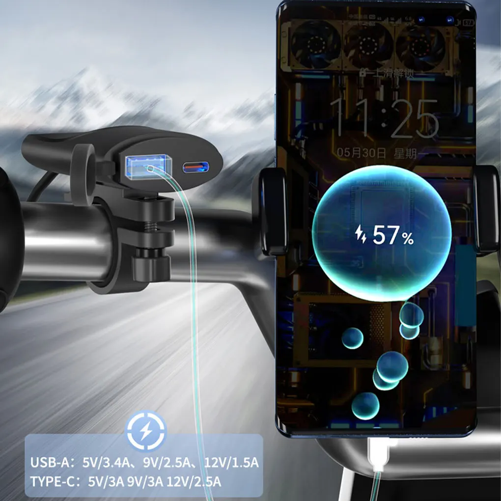 Convenient Fast Charging PDQC0 Charger For Motorcycle 2. Safe And Reliable - Made Of Advanced ABS