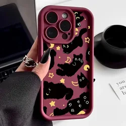 Gentle Black Cat Cute Phone Case for Redmi 15A 5G (S23452)
