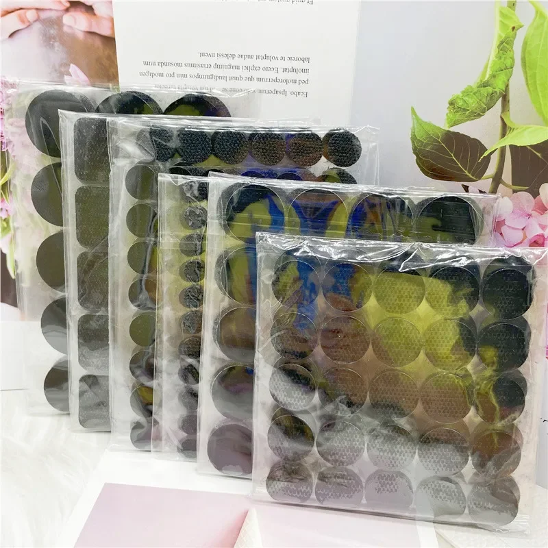 도매 접착 패스너 테이프 후크 루프 양면 스티커, 접착제 DIY 나일론 테이블, 10 팩, 20*28mm, 20*45mm