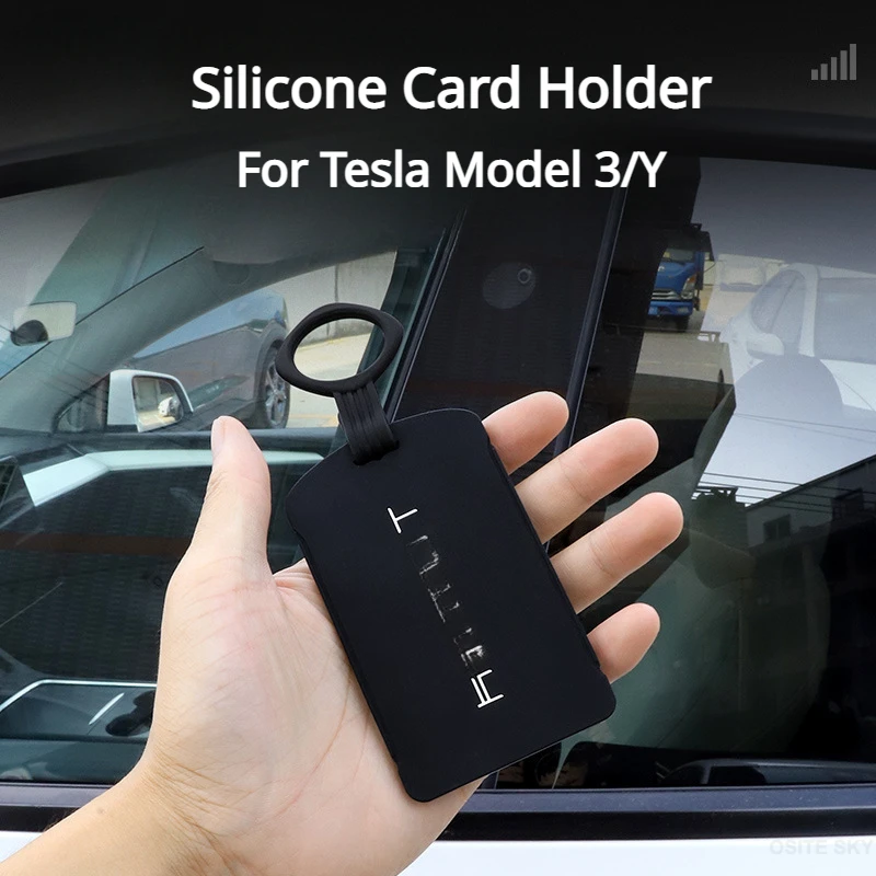 

Аксессуары для автомобилей 2017-2023 Tesla Model 3, силиконовый держатель для ключей