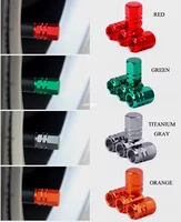 Aluminum Alloy Car Wheel Tire Valve Caps Tyre Rim Stem Covers Airdust Waterproof For Automobiles Motorcycles Trucks Bikes 5