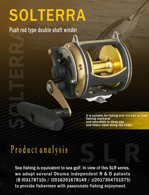 Okuma SOLTERRA SLR15L Big Game Trolling Boat Saltwater Fishing Reel