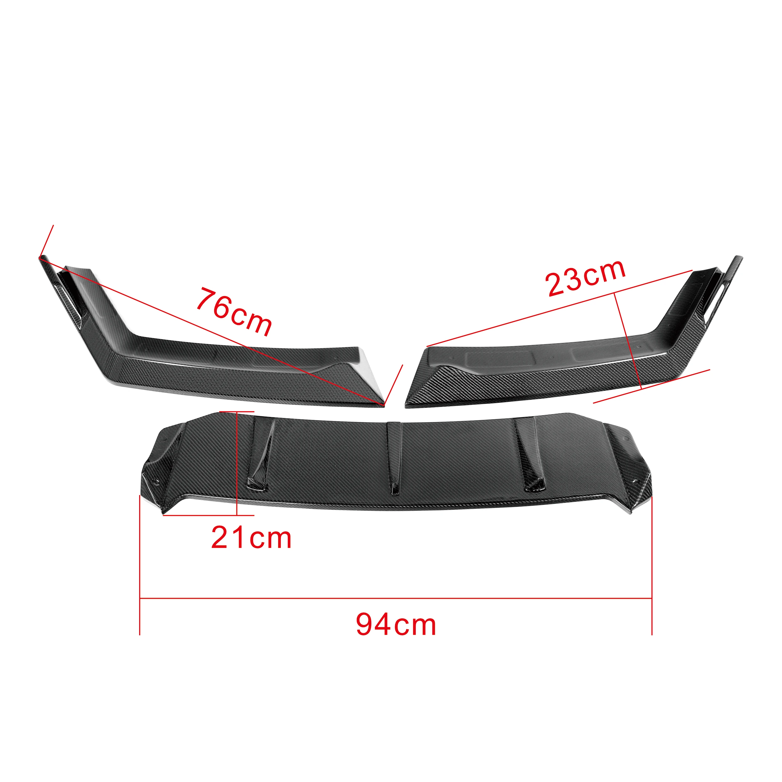 7 시리즈 G70 4-도어 2023+ G70 프론트 립용 리얼 카본 파이버 프론트 범퍼 립 스플리터 760 스타일
