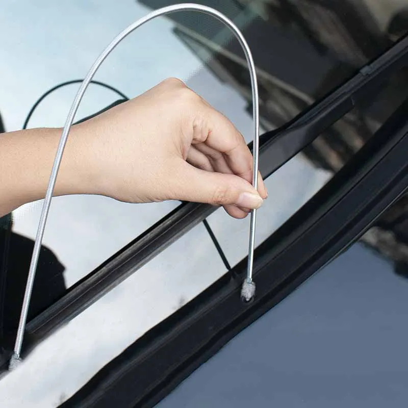 PDPOA Long Wire Brush sunroof Drain Cleaning Tool for car and