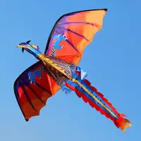 1pc 3D Dinosaur Kite Outdoor Fun Sport Toy Kite Novelty Animal Dragon Kites Children Toy High Quality Big Kite Flying 1