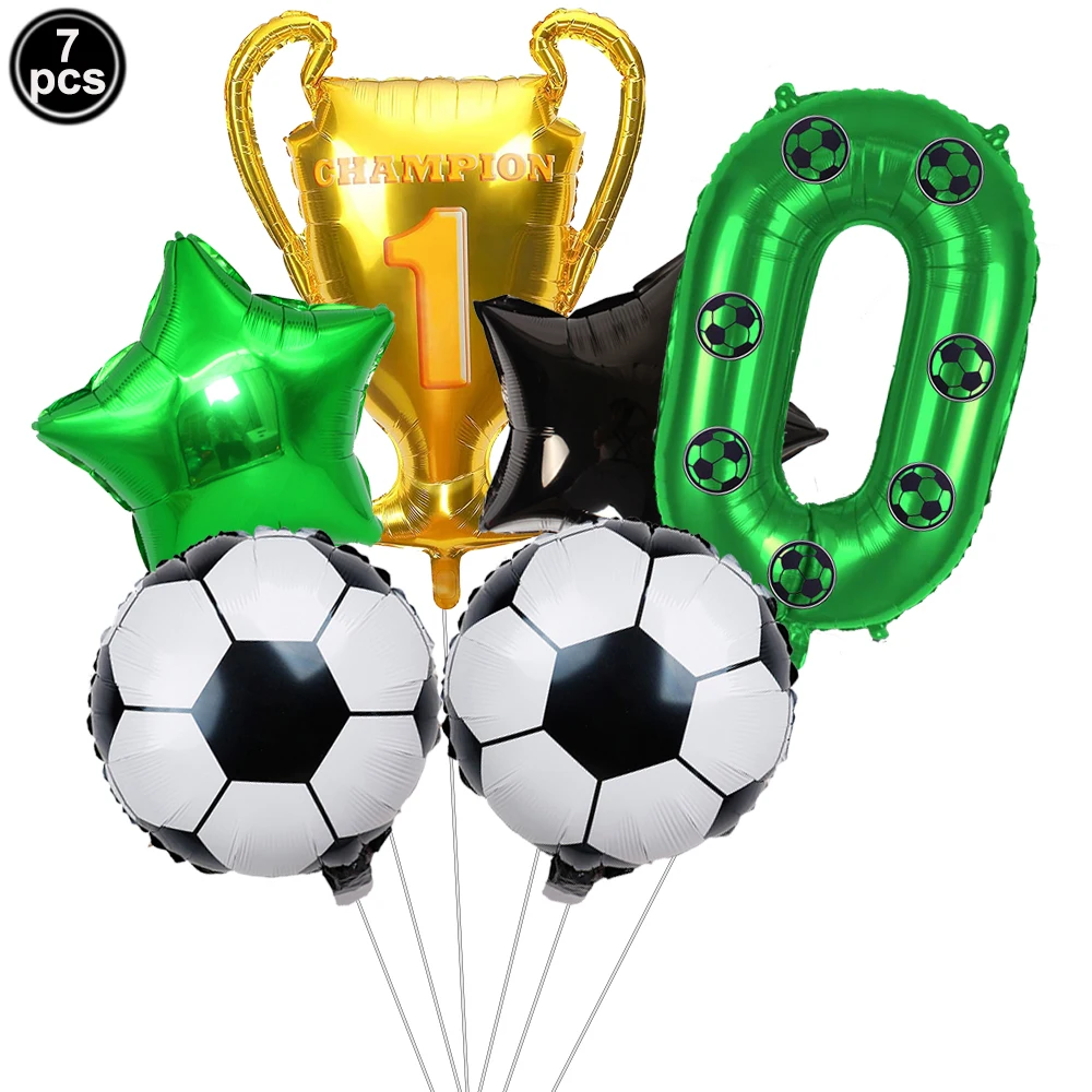 Soccer Balloons 8th Birthday Decor for Boys Soccer Birthday Party Supplies Football Party Balloon Soccer Sports Theme Party