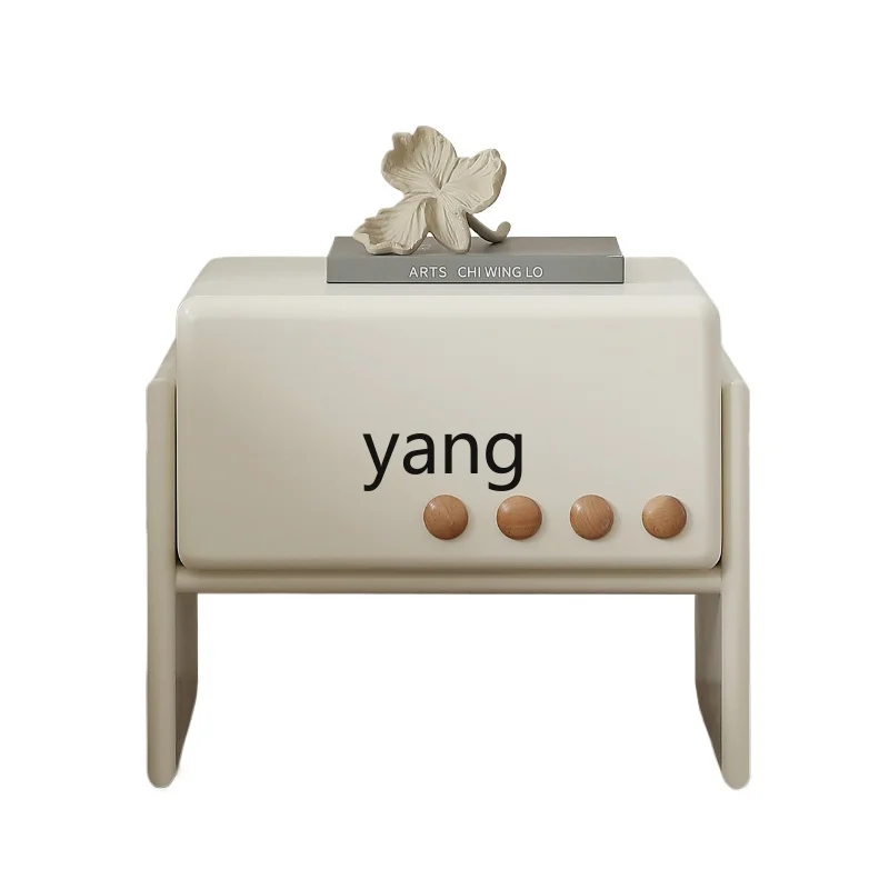 

L'm'm Simple Modern Light French Retro Cream Style Solid Wood Storage Locker