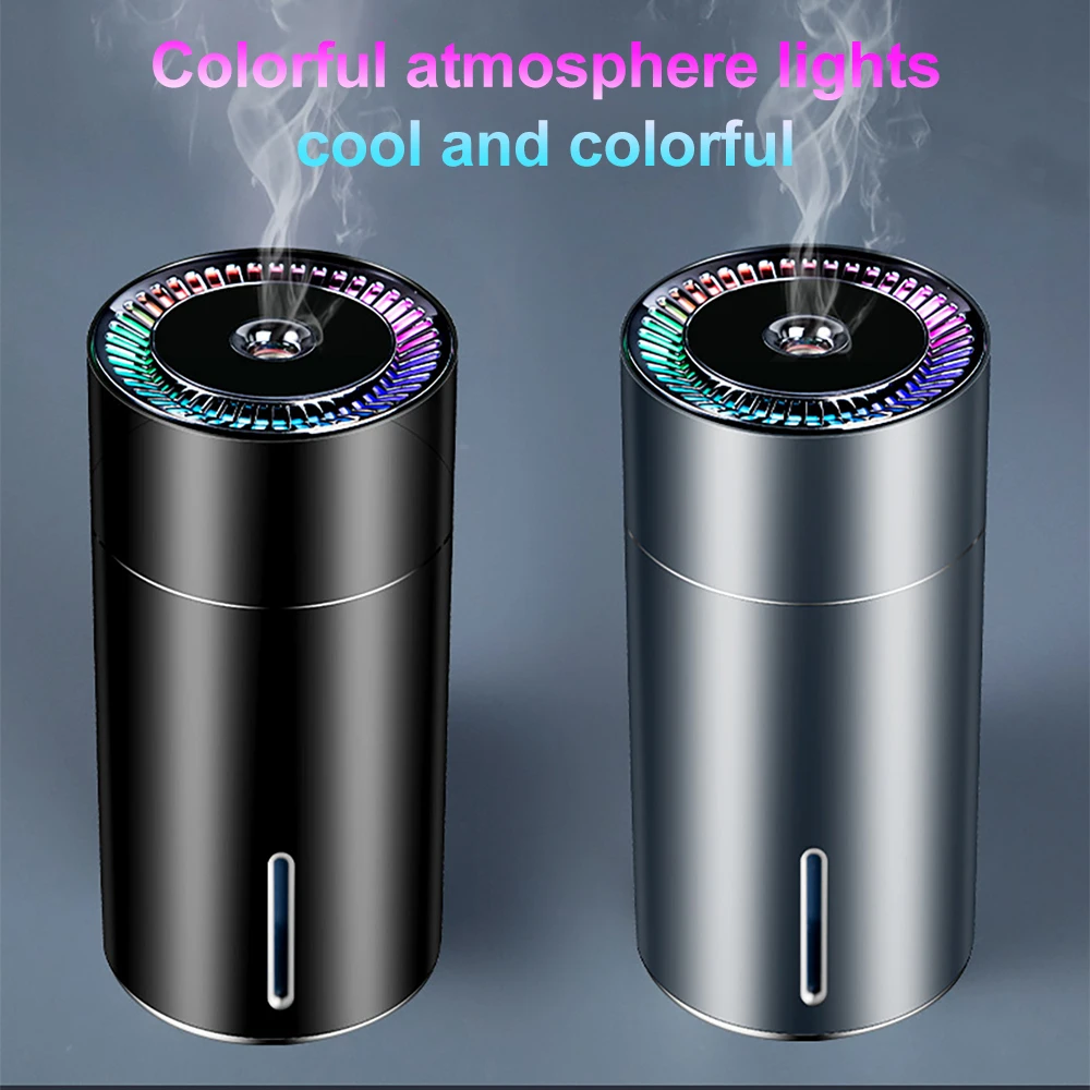 Humidifier Diffuser For Car Small 260ml Led Light Aromatherapy Machine Home Bedroom Big Spray Air Humidification