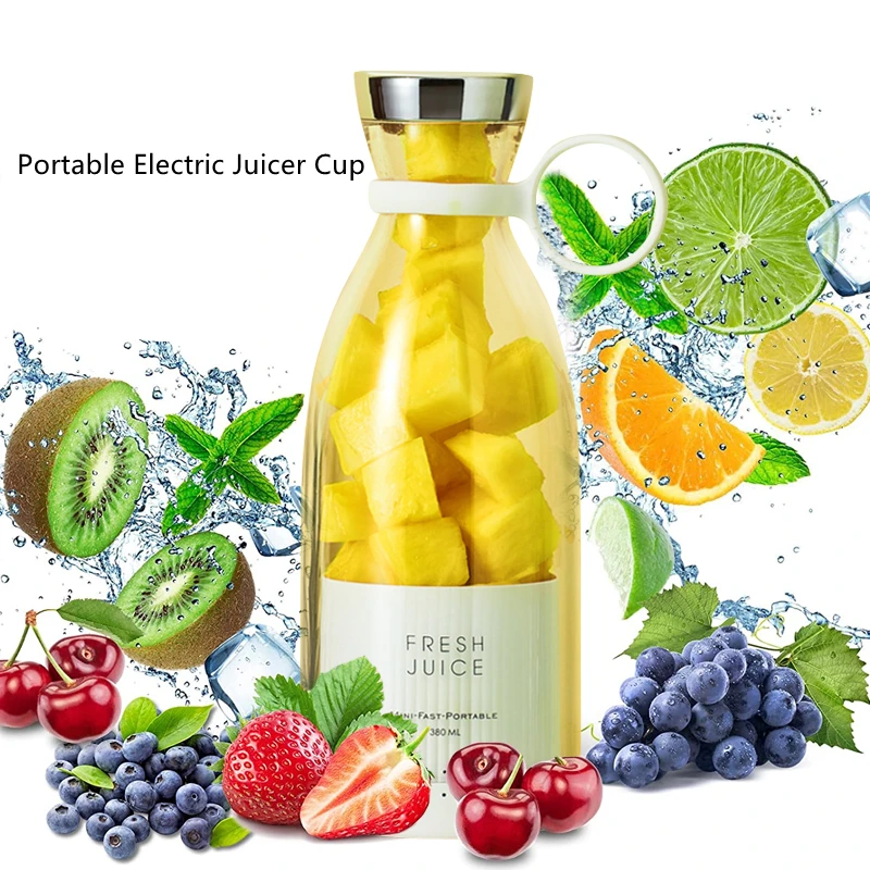 Electric Juicer Mini Portable Blender Fruit Mixers Fruit Extractors  Multifunction Juice Maker Machine Blender Smoothies Mixer - AliExpress