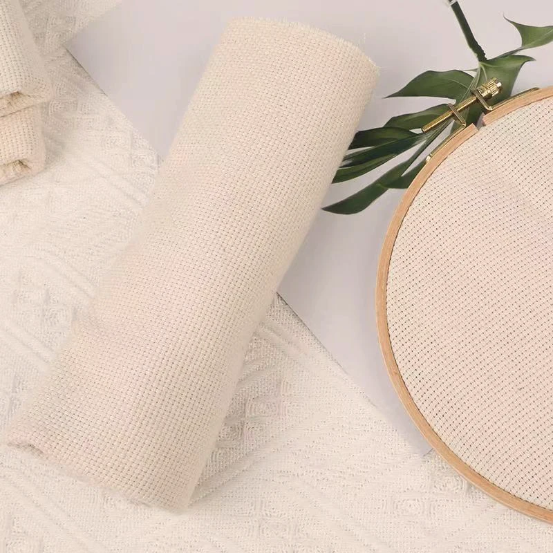 Punch Needle Craft Cloth Monk Cloth Cotton Embroidery Needlework Fabric DIY Needlework Pen Handmade Crafts Magic Pen Accessory - 4