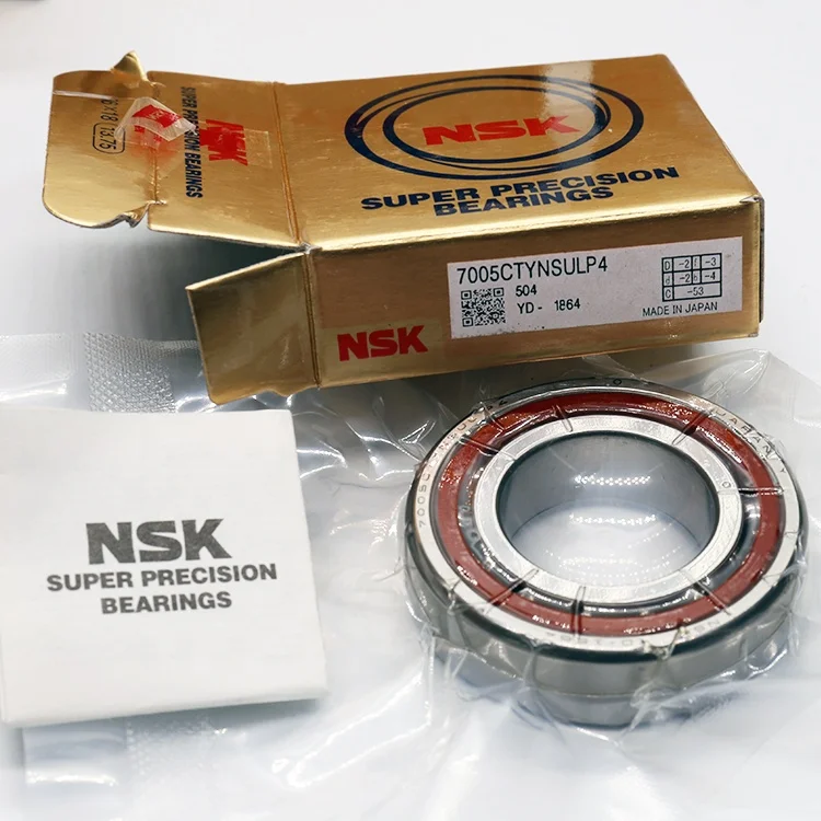 NSK Brand 7012CTRDULP3  7014CTRDULP3 Sealed Angular Contact Bearings Speed Spindle Bearings CNC ABEC 7