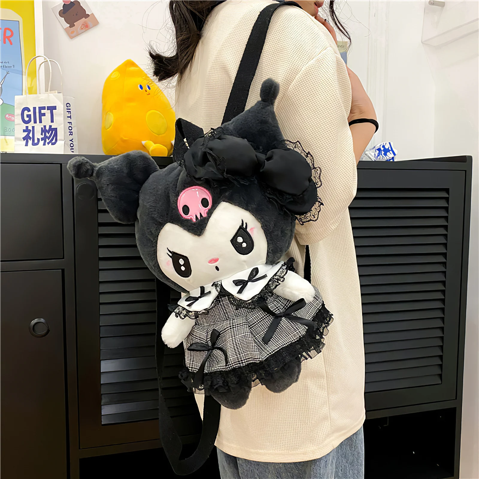 designer genuine leather anti theft backpack Anti-theft Soft Maori style necklace Leather Backpack *Material Fish... Riddle And Answer COLOR:#915 CITRUS CLEAR