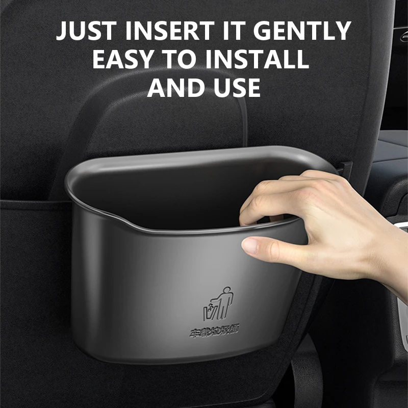 Car Trash Box with Mobile Phone Holder Hook