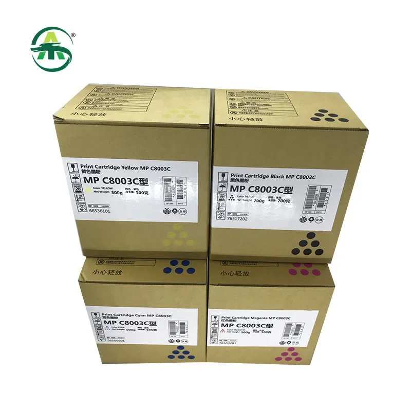

4 шт./комплект, картриджи с тонером для RICOH MP C6503 8003 IM C6500 C8000
