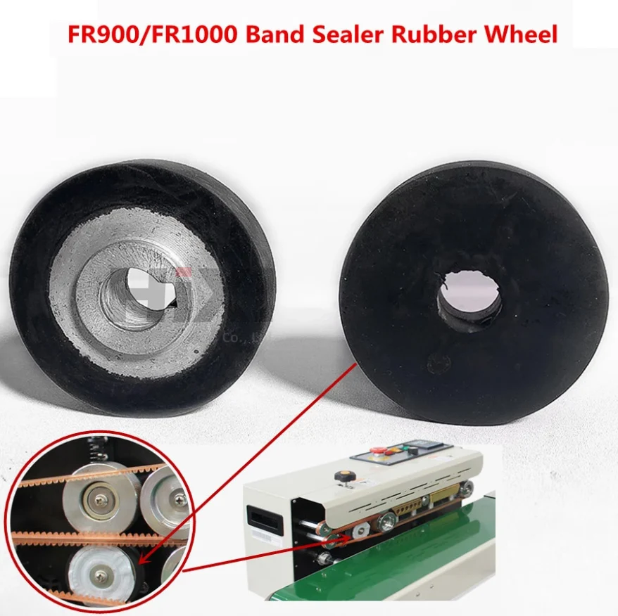 2X FR-900/1000 Band Sealer Accessories Sealing Machine Parts Driving Wheel,Passive Wheel,Embossing Wheel,Pressure Roller 2