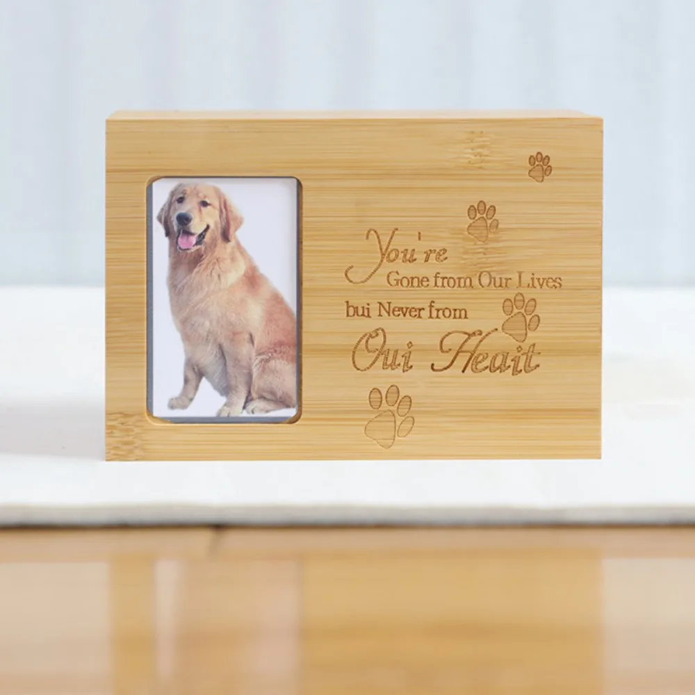 

Pet Urn 【 Manufacturer 】 Solid Bamboo Wood Dog Cat Animal Memorial Urn