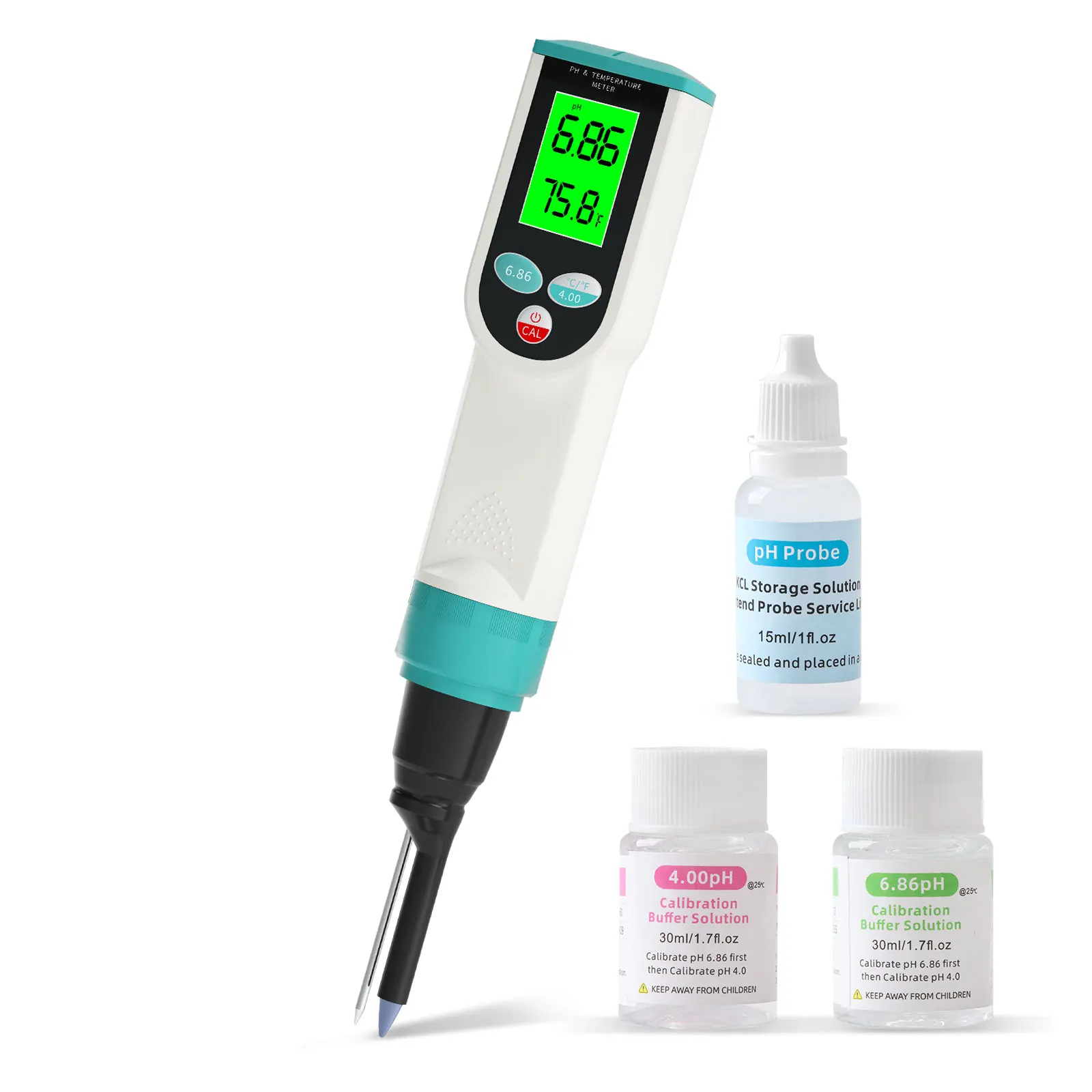 Smart Food PH Meter With Calibration & Probe Protection Fluid Kit YY-2023 Cheese