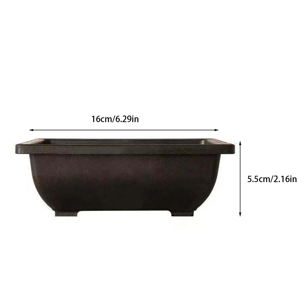 Breathable Imitation Purple Sand Desktop Planting Pot for Bonsai and Succulents