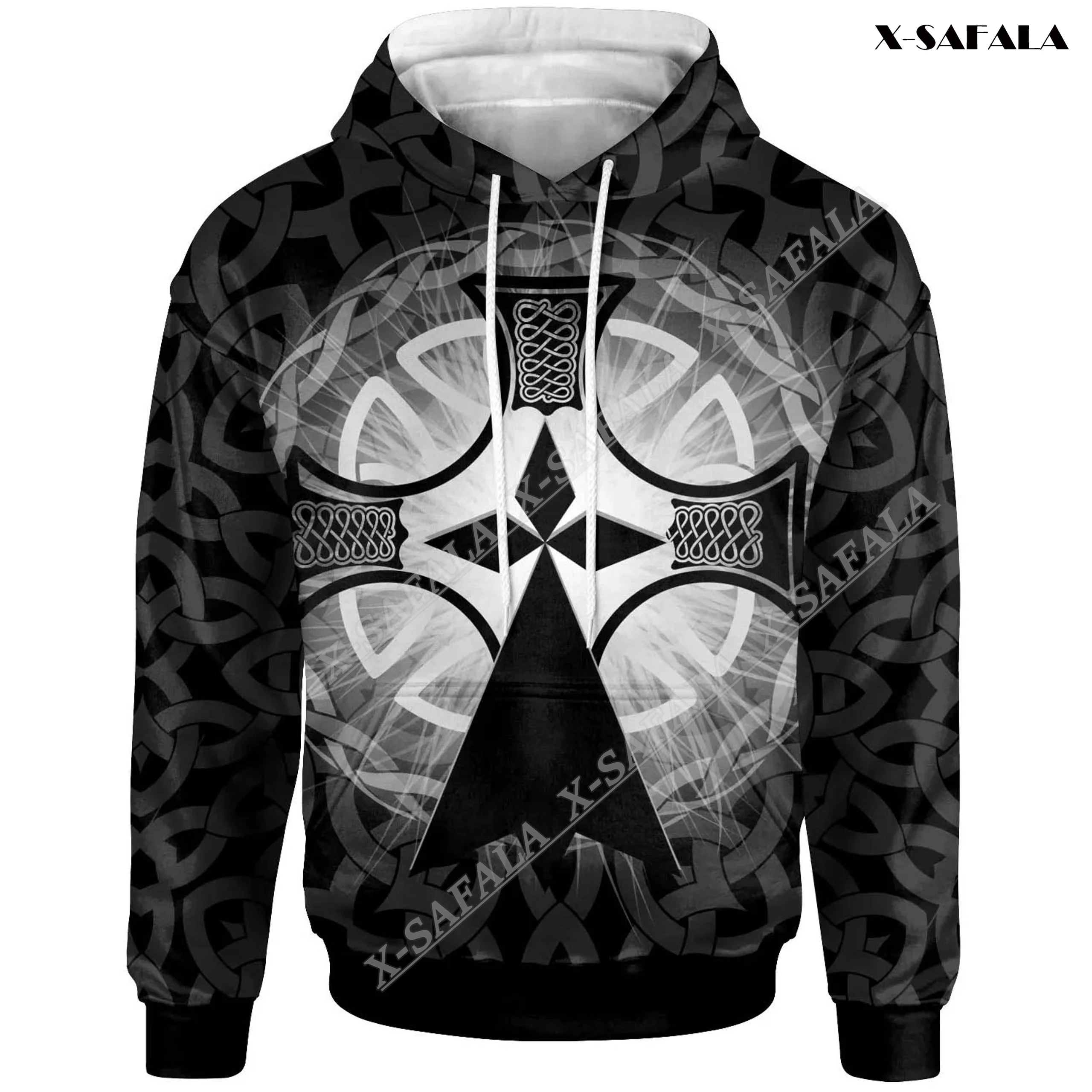 

France BRITTANY ERMINE CELTIC Rugby Compass 3D Printed Hoodie Man Tattoo Zipper Pullover Sweatshirt Jersey Tops Tracksuits