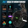 New 2.01-inch Outdoor Men Smart Watch 3ATM Waterproof 600Mah Battery Compass LED Flashlight Bluetooth Call Smartwatch For Xiaomi 4