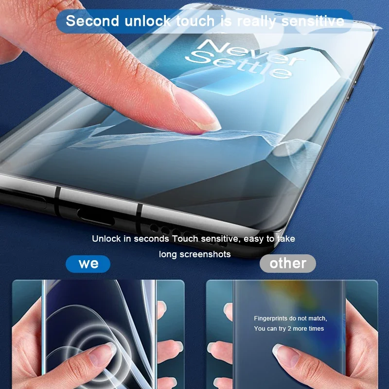Hydrogel Screen Protector Set - Pack of 3