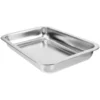 Stainless Steel Cat Litter Box Small Low Entry Open Design Kitten Litter Tray Durable Metal Pet Toilet For Home Use 2