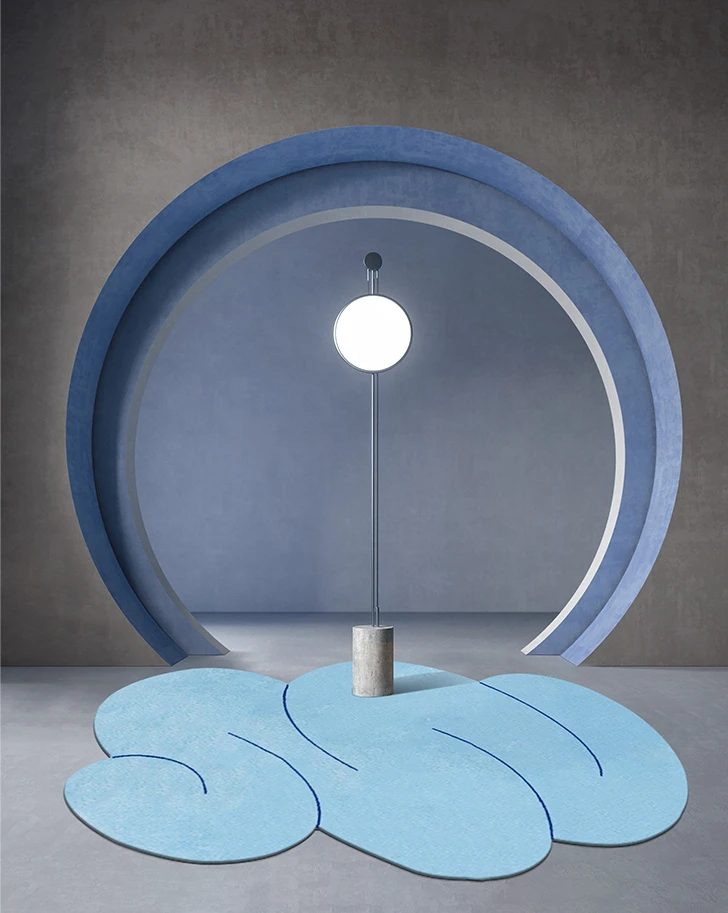 Fashion Irregular Plush Carpet Living Room Decoration Soft Carpets Cute Cloud Rugs for Bedroom Anti-slip Kids Room Lounge Rug 3