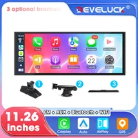 Develuck Universal 11.26'' Screen Car Radio Multimedia WIFI Video Player Wireless Carplay Screen for Apple Android Auto FM AUX