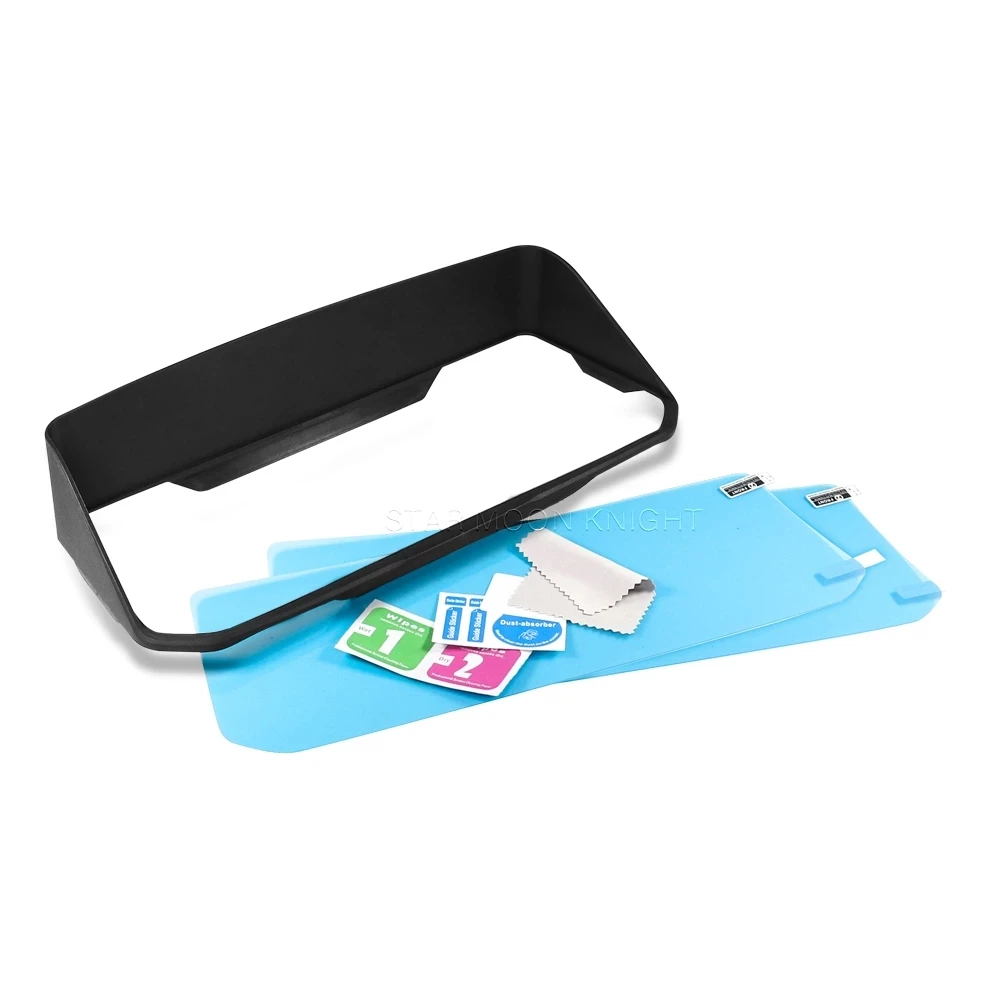 Advanced Glare Protection Screen Visor and Meter Cover Guard for Motorcycle Cockpit TFT Display