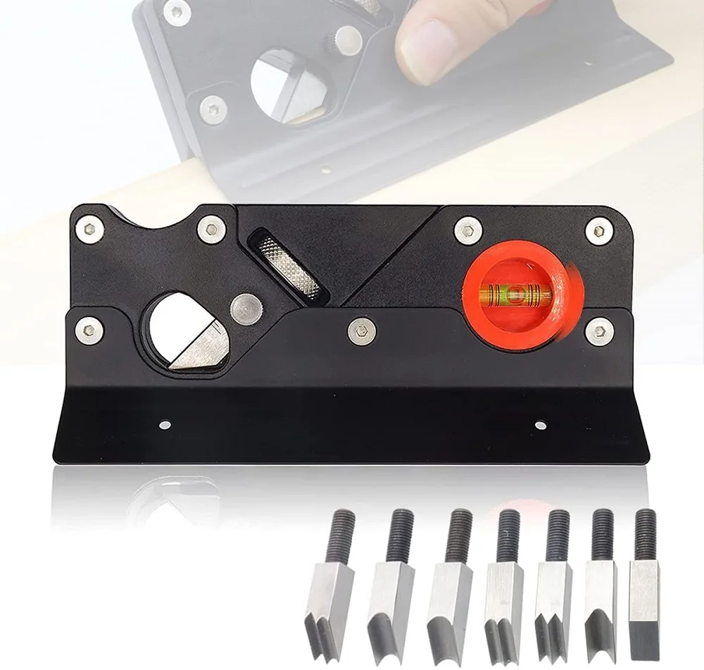 Woodworking Hand Tools Wood Trimming Tool Chamfer Plane Backer Woodworking Hand Planer for Quick Edge Planing Radian Corner Plane Trimming Carpenter Hand DIY