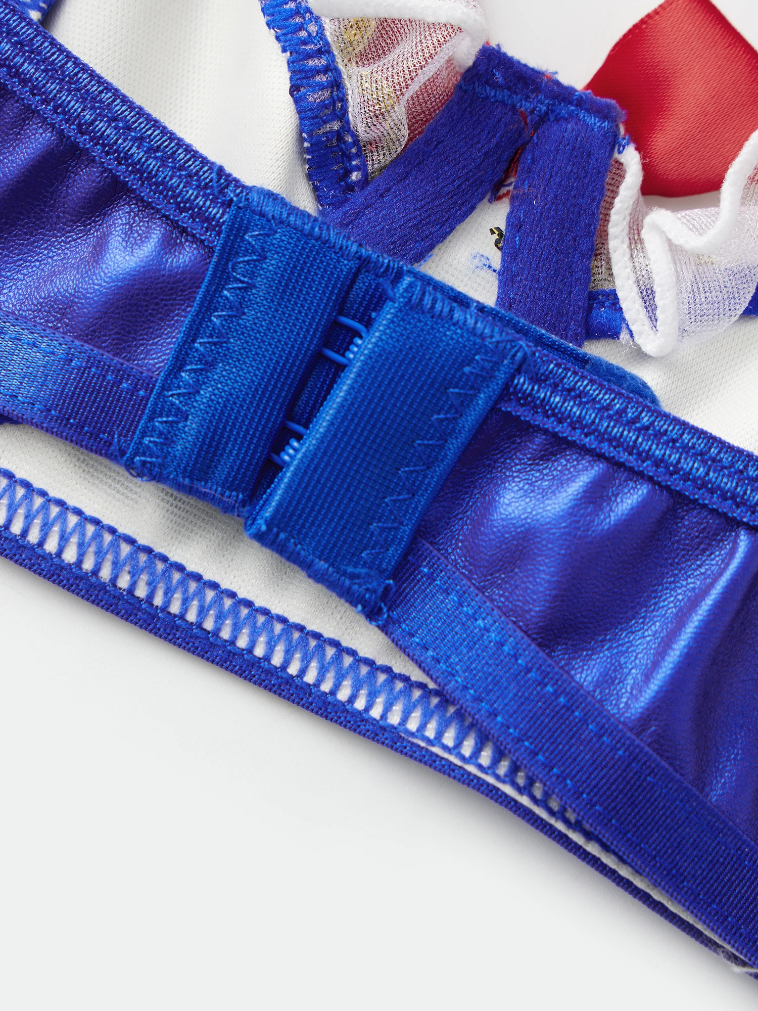 Sexy Lace Lingerie Set with Garter Belt Thong Panties and Fishnet Thigh High Stockings - Seductive Underwear Ensemble for