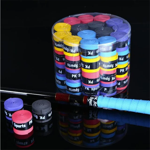 20/60pcs Universal Sweatbands Overgrip Anti-slip Tennis Racket Padel Shock Absorption Badminton Grips Slingshot Tennis Racket 3