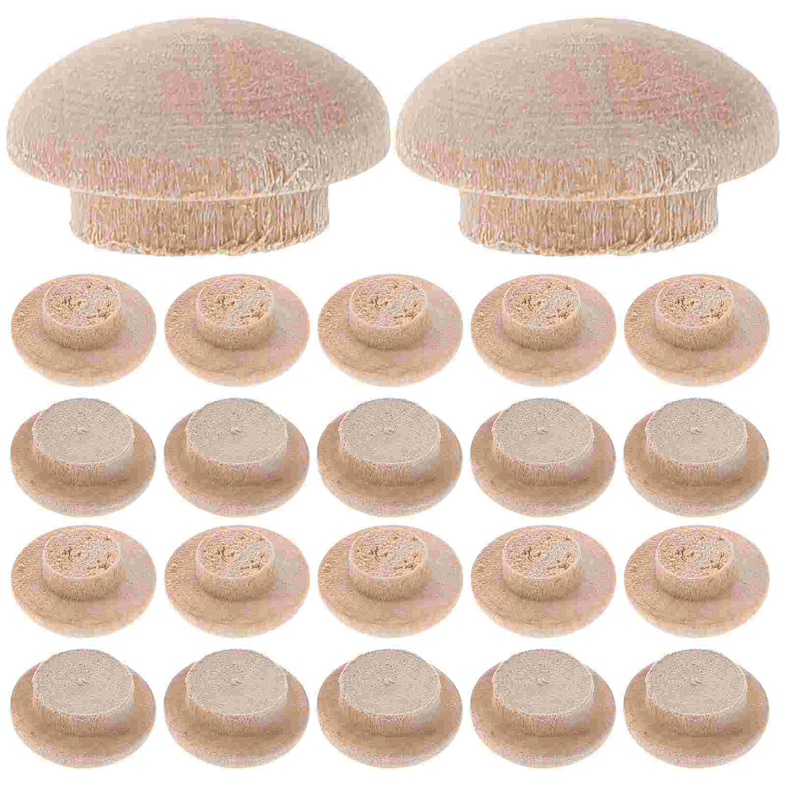 

200 Pcs Furniture Hole Cork Screw Plug Covers Wooden Holes Decorate Cabinet Plugs Lotus Tree Reusable for