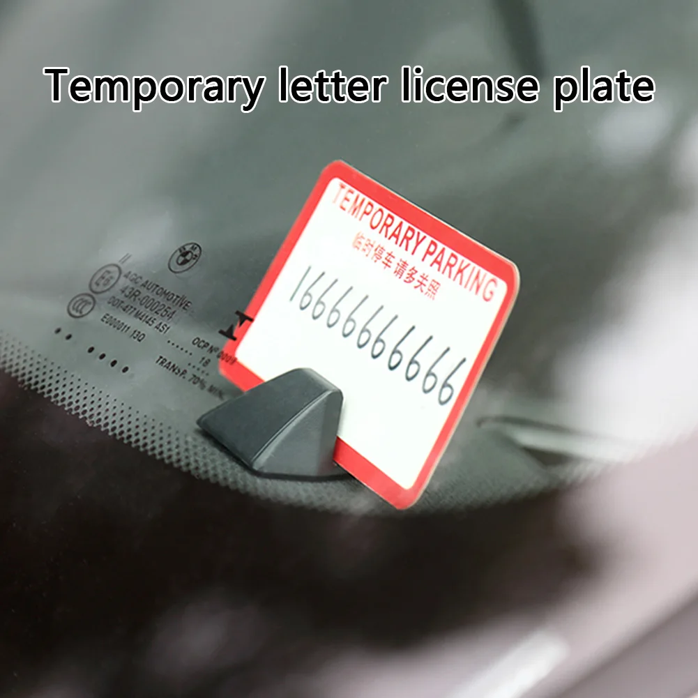 Home Office Desktop Card Slot Fixed Clip Parking Phone Number Car Clip Organizer Auto Card Bill Holder Mount Auto Interior Parts