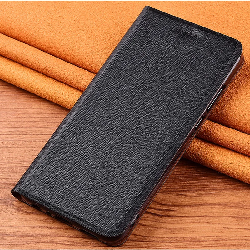 Wood Veins Leather Case Cover for XiaoMi Mi 8 9 SE 9T 10 10i 10S 10T 11 11T Lite Pro Magnetic Flip Protective Shell