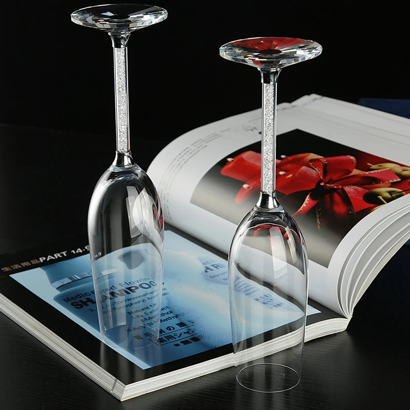 Wedding Glasses 2Pc Personalized Champagne Flutes Crystalline Party Gift Toasting Glass Goblet