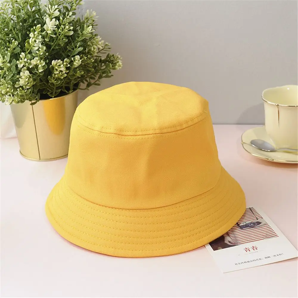 Bucket Hat Women Men Anti-UV Beach Sun Hat Summer Sunscreen Panama Hat Outdoor Foldable Portable Fisherman Cap