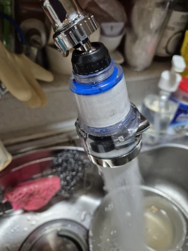 Baokemo 360 Rotating Water Purifier Filter Tap Universal For Kitchen Bathroom Shower Household Filter PP Cotton High Density photo review