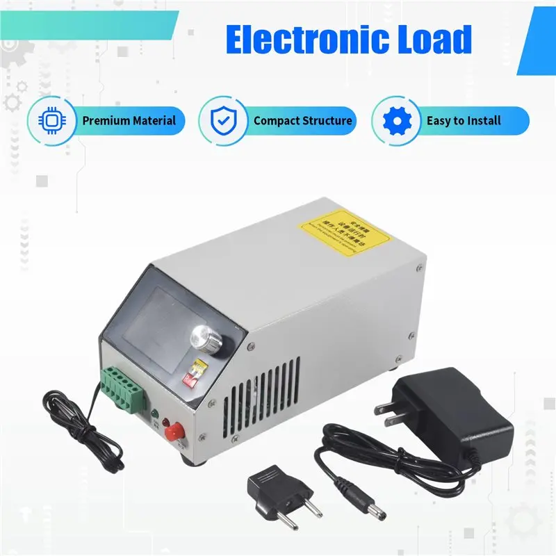 2026 HOT MDL150 12VDC 다기능 전자 부하 장치, 데이터 보정 기능을 갖춘 정전류/전력/저항 모드 지원(EU US)