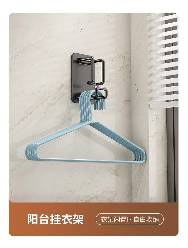 1/2 stücke Edelstahl Wand Haken Einstellbare Küche Badezimmer Becken Aufhänger Multifunktions Punch-freies Lagerung Rack Heavy Duty haken – Detail 18