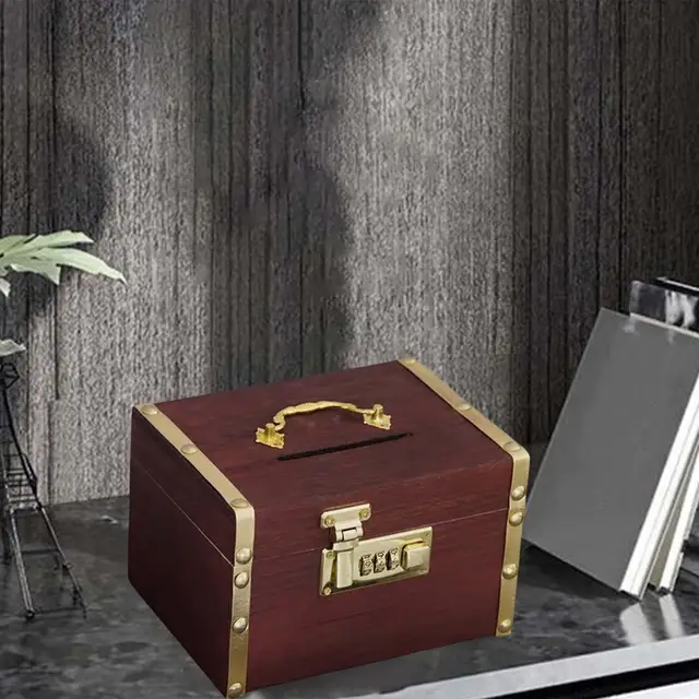 ヨーロッパスタイルのヴィンテージ木製宝箱記念品ボックス装飾