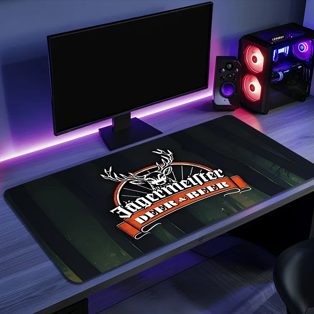 J-Jagermeister Deer Logo Cute Durable Rubber Mouse Mat Pad Size For Game Keyboard Pad 5