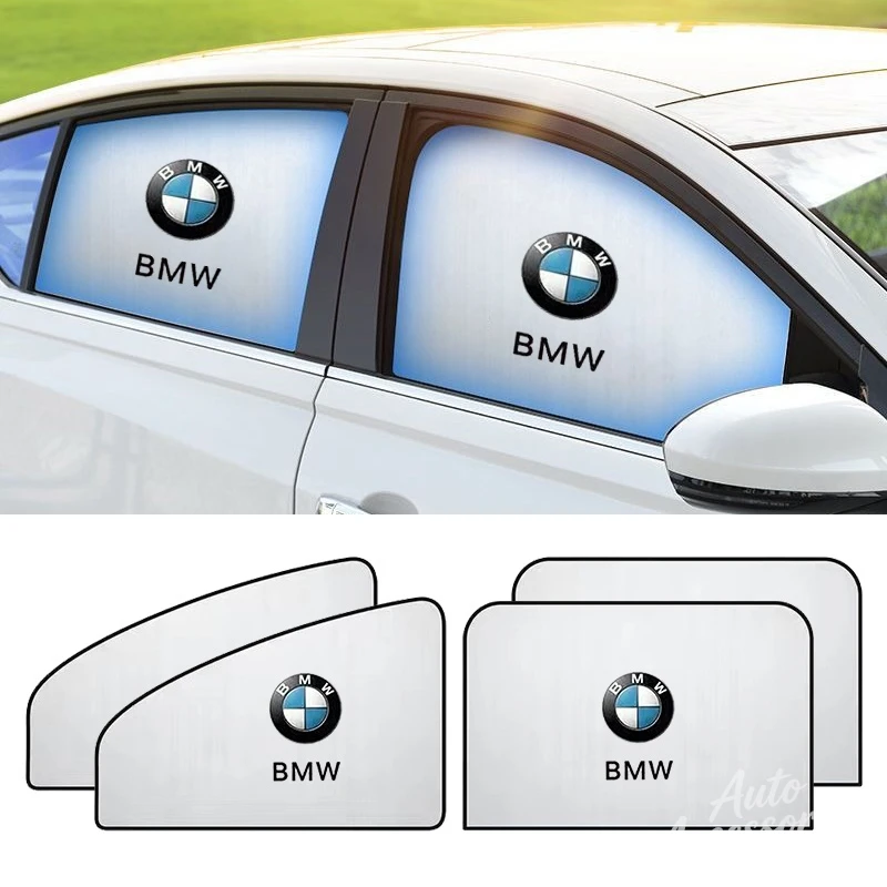 Newly Car Side Window Sunshade Curtain Sunscreen Opaque For BMW 1 3 5 7 Series X1 X3 X4 X5 F10 F15 F16 F20 F30 F18 F25 M3 M4 E34