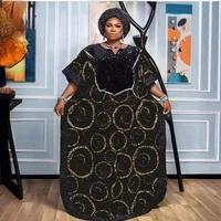 Sequin Africa Clothing Gowns African Dresses for Women Muslim Fashion Boubou Dashiki Ankara Outfits Evening Dubai Kaftan Abaya 4