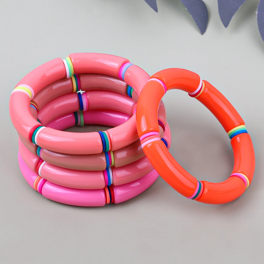 Acrylic Bangles Bracelets | Bamboo Bangles Bracelets