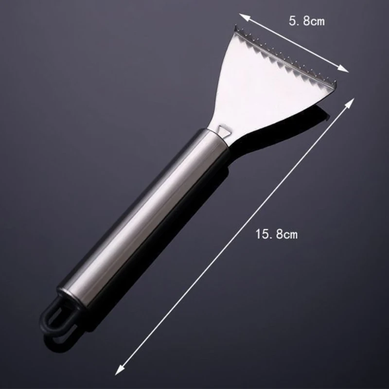 1pc Stainless Fish Scales Scraping Graters Fast Remove Cleaning Peeler Scraper Bone Tweezers Tool Gadges Kitchen Accessorie