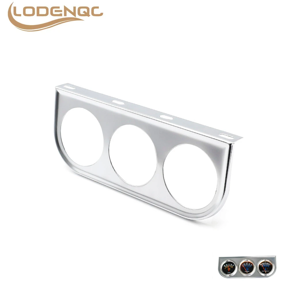 Supporto Universale Per Auto Triplo Calibro 2 Pollici 52Mm Staffa Misuratore Per Auto Supporto Per Manometro Pod Supporto Per Cruscotto Supporto Per M