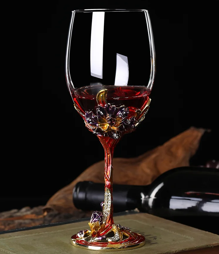 Description Picture 5 of itemGlass Wine Bottle, Decanter,creativity, Enamel Color, Cup, Home Decoration, Set,Home Bar,gift